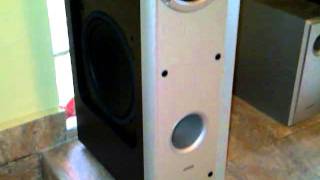 Jamo s708  Yamaha AX 390 amp  Stereo sound system [upl. by Nodnil792]