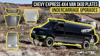 Chevy Express 4x4 Van Skid Plates  USE THESE UPGRADE To Protect Your Van [upl. by Bal782]