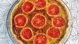 TARTE SALÉE THON TOMATE EMMENTAL  FRED amp CAMILLE CUISINE [upl. by Yrocej944]