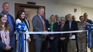 Cutting ribbon on expanded inpatient mental health unit [upl. by Doownel]