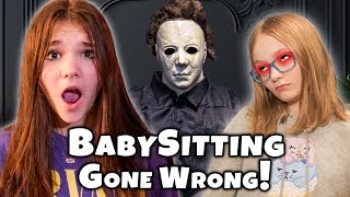 Babysitting Gone Wrong wCarlaylee and Michael Myers SKIT [upl. by Dachy8]