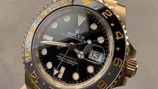 2023 Rolex GMTMaster II 126718GRNR Rolex Watch Review [upl. by Levin]