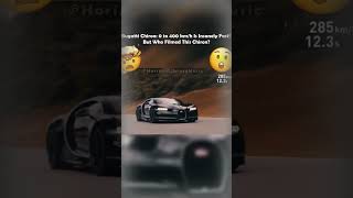 Bugatti Chiron 0 to 400 kmh Is Insanely Fast But Who Filmed This Chiron [upl. by Yevette]