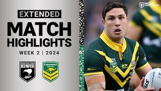 Pacific Championships 2024  New Zealand Kiwis vs Australian Kangaroos  Extended Highlights [upl. by Euell]