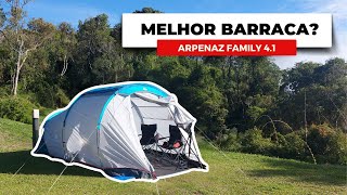 BARRACA QUECHUA ARPENAZ FAMILY 41  REVIEW DE BARRACA DE CAMPING [upl. by Annodal74]