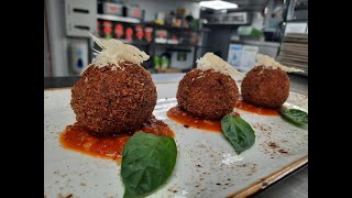 cheese Risotto Balls Arancini [upl. by Irrem419]