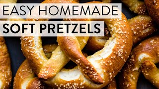 Easy Homemade Soft Pretzels  Sallys Baking Recipes [upl. by Orlando]