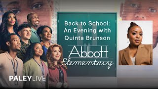 PaleyLive Back to School An Evening With Abbott Elementarys Quinta Brunson [upl. by Adaynek380]