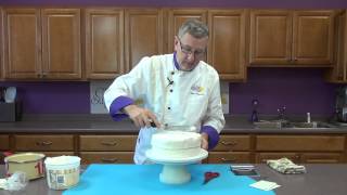 How To Ice a Cake With Buttercream  Global Sugar Art [upl. by Ainolloppa855]