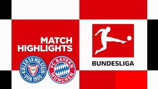 Holstein Kiel vs Bayern Munich  Highlights  Bundesliga 202425 [upl. by Aynatan]