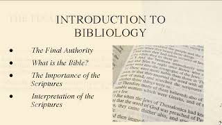 Bibliology Part 1  Taegan Alexander [upl. by Ankeny]