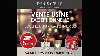 Vente dusine exceptionnelle bougies Denis et Fils tvsevreetmaine [upl. by Jammin]