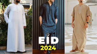 Best Eid 2024 Outfits For Men  Top Kurta for Eid 🌙 [upl. by Norre]