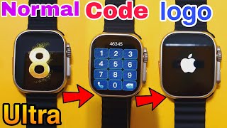 Set Apple Logo Code In Apple Watch Ultra  Apple Logo Code In Any Smartwatch  Add Apple Logo [upl. by Aisatnaf]