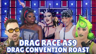 Drag Race AS9 Episode 6 National Drag Convention Roast  Queening Out w Laganja and Joseph [upl. by Rainah]