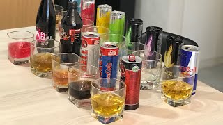 Топ 5 Энергетиков  Открываем 13 банок  Red Bull Burn Hell Pit Bull Обзор Напитков Мукбанг [upl. by Joliet]