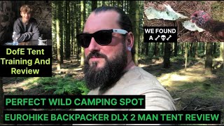 Peak District Wild Camp amp DofE Tent Reviews  Checking Out The Eurohike Backpacker DLX 2 Man Tent [upl. by Charie]