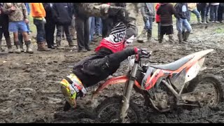 14 Powerline Mud Hole CRASHES [upl. by Sigrid]