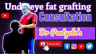 Undereye fat grafting consultation with dr Pentyala’s  drpentyalas undereyefiller bts [upl. by Laux]