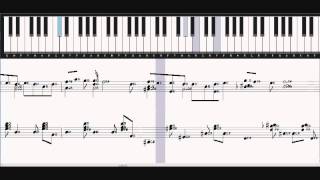 Bartender  Bartender Song  Piano Tutorial With Notes Keys and Scores [upl. by Thora]