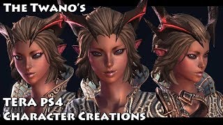 TERA PS4  Character Creation Cute Female Castanic 3 [upl. by Xad]