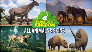 Prehistoric Kingdom Update 10 All Animals  Skins Showcase [upl. by Clorinde]