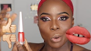 OH NO DID IT JUST CRACK OFF   FENTY BEAUTY UNCENSORED STUNNA LIP PAINT REVIEW [upl. by Cammie]