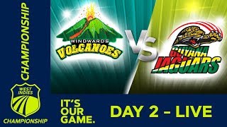 Windwards v Guyana  Day 2  West Indies Championship  Friday 7 December 2018 [upl. by Lezley137]