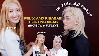 FELIX AND RISABAE FLIRTING NONSTOP MOSTLY FELIX  Risa Being A Stay Too😂✋🏻 [upl. by Gitlow]