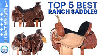 ✔️Top 5 Best Ranch Saddles Review in 2021 [upl. by Yelnek]