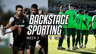 BACKSTAGE SPORTING WEEK 3  CD Nacional x Sporting CP [upl. by Anniram893]