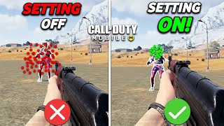 Top 25 BEST Settings In CODM BattleRoyale 2024  Call Of Duty Mobile [upl. by Anial]