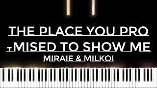 Miraie amp Milkoi  The Place You Promised To Show Me Synthesia [upl. by Lowell]