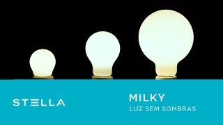 Lâmpadas de LED Bulbos  Linha Milky  Stella Iluminação [upl. by Bocyaj]