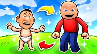 Baby amp Daddy SWAP BODIES in Roblox [upl. by Michaela]