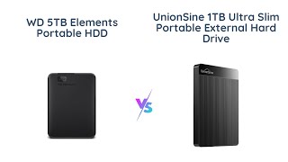 WD Elements vs UnionSine Portable HDD Which One To Buy [upl. by Keenan]