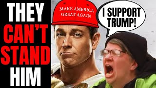 Zachary Levi Gets SLAMMED By FURIOUS Woke Hollywood After OPENLY Endorsing Donald Trump [upl. by Grete146]