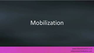 Pronunciation of the words quotMobilization  Mobilisationquot [upl. by Runck228]