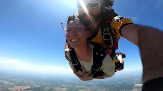 Skydive Castroville  Ashley [upl. by Annayram207]