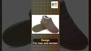 How to use Winter Snow Boots for Women Men AntiSkid House Shoes Outdoor short [upl. by Ahras878]