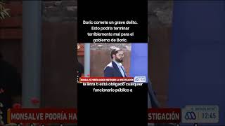 Gabriel Boric y el grave delito que cometió noticias ultimahora boric chile politics news [upl. by Glantz]