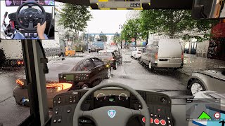 The Bus  Early access gameplay  Dynamic weather  Thrustmaster T300RS [upl. by Linea]