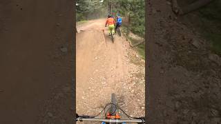 Trafic Jam in the Og World Cup track at Pal Arinsal bike park mtb bikepark dhmtb downhillmtb [upl. by Eberto]