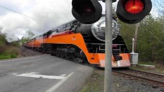 1 most viewed train SP 4449 crossing at Roberts Oregon [upl. by Nitsuj]