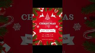 How to create Christmas event flyers 3 holiday event flyers how to create 3 different flyers [upl. by Ayikur]