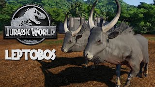 Leptobos vs Albertosaurus Gorgosaurus Daspletosaurus amp Tyrannosaurus Rex  JWE Mods 4K 60FPS [upl. by Eimrots]