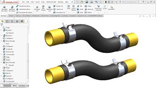 Hose Clamp  SolidWorks Assembly [upl. by Tench]