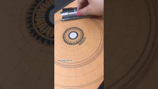 Latest Big mandala art design part1 artist mandalaart art drawing trending shorts new [upl. by Ynafetse]