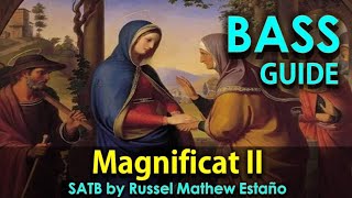 MAGNIFICAT II  BASS GUIDE [upl. by Nuarb]