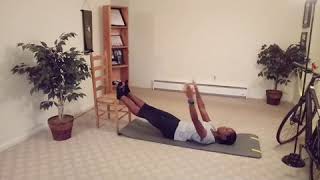 In Home Strength Exercise Back Incline Bridge [upl. by Bibah]